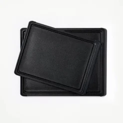 2pc Nonslip Recycled Poly Cutting Board Set Black - Figmint™: Dishwasher-Safe, Juice Canal, Non-Skid Feet -Figmint GUEST fc0213b6 570f 458c a367 38078ec91b14